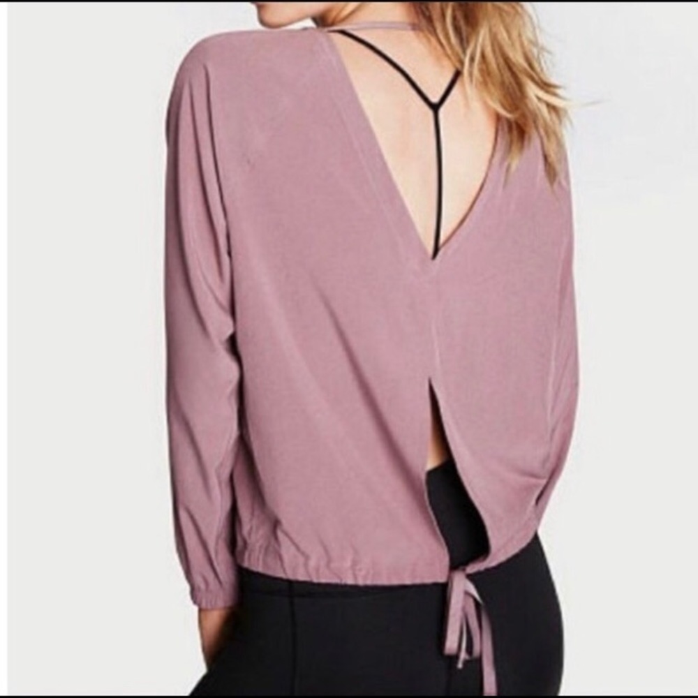 Victoria secret sport dusty mauve medium sweater